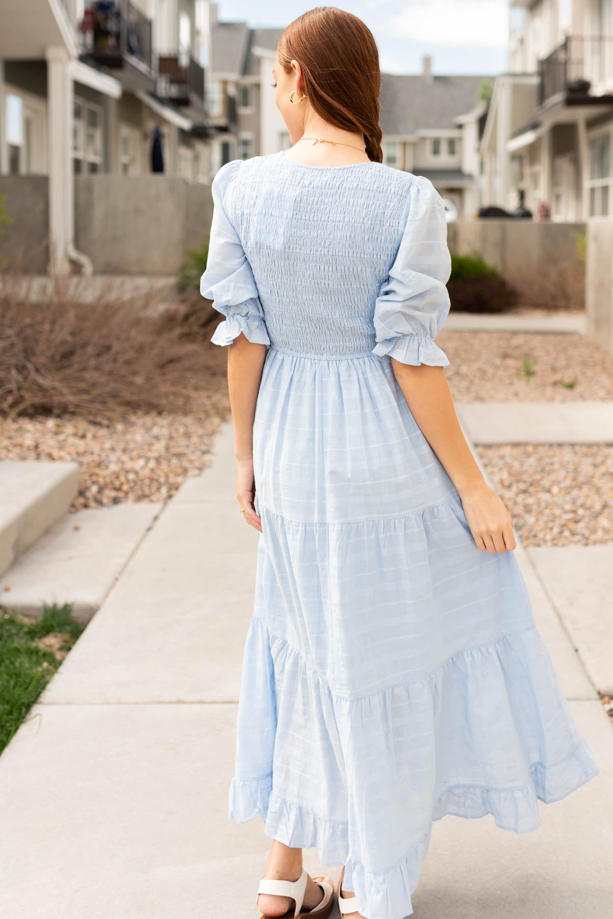 Cydney Sky Blue Maxi Dress