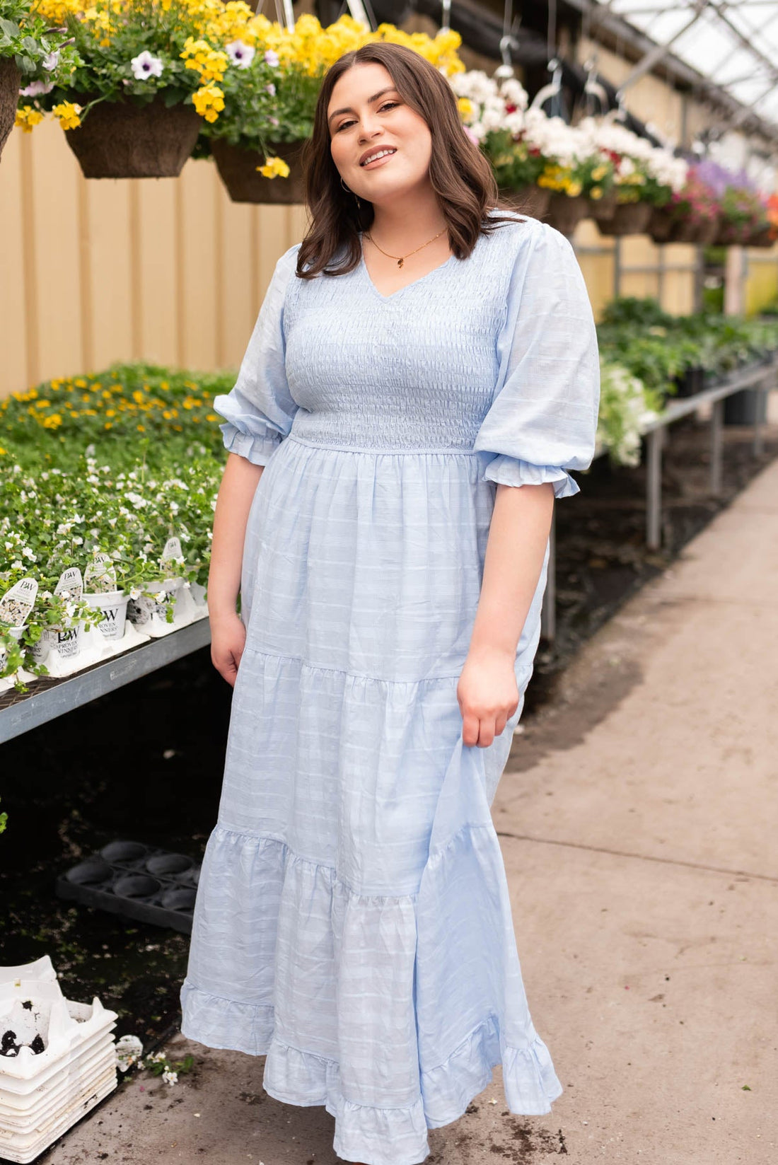 Cydney Sky Blue Maxi Dress