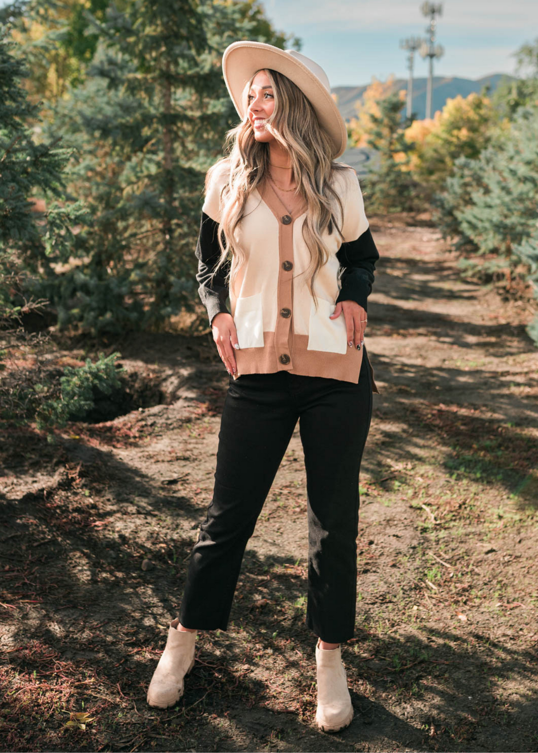 Cyra Light Taupe Cardigan