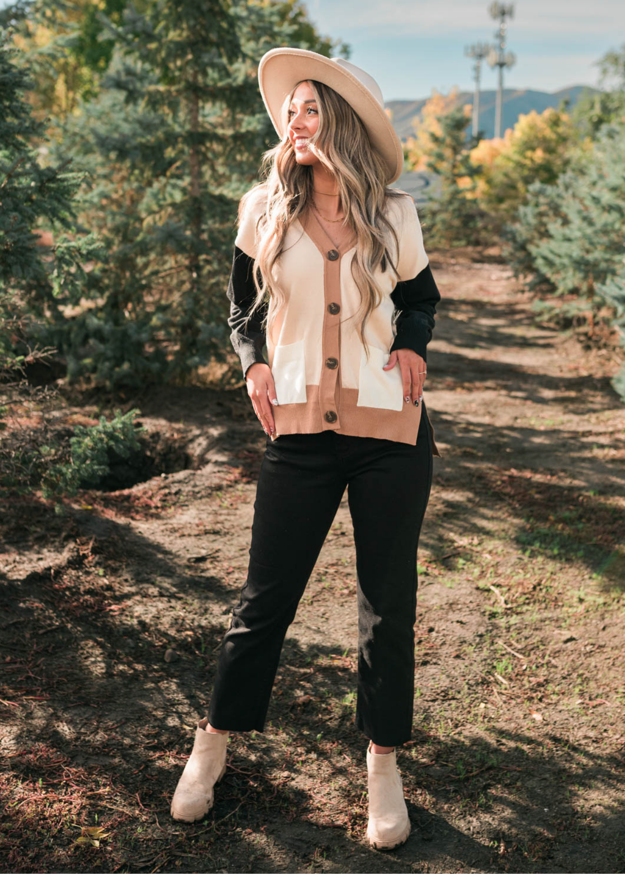 Cyra Light Taupe Cardigan