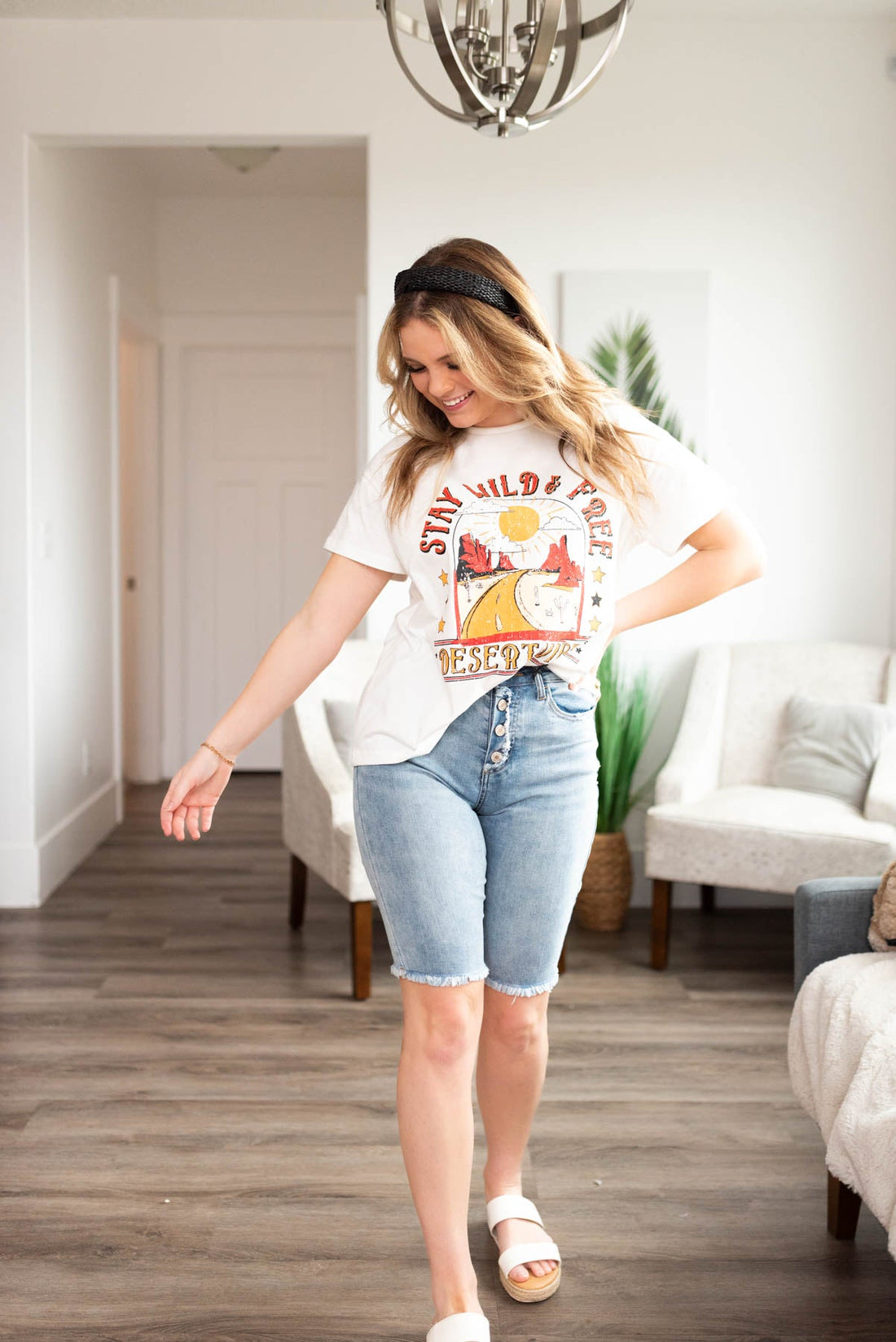 Trinity Light Denim Bermuda Shorts