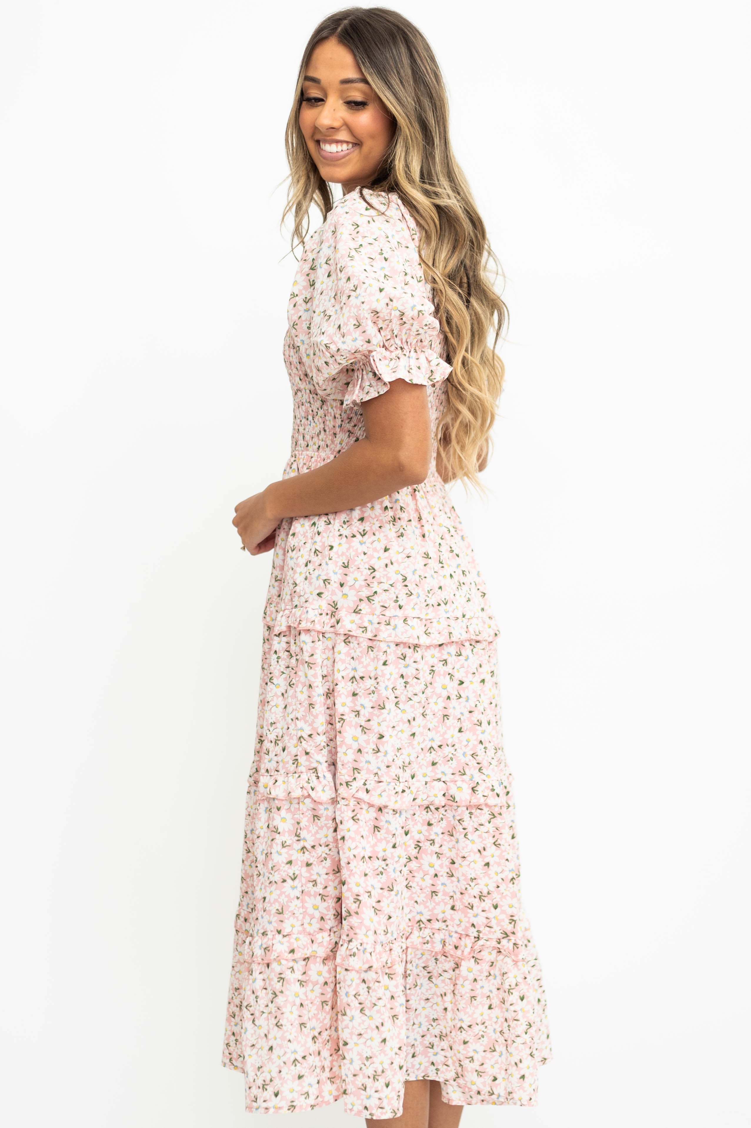 Kamari Pink Floral Dress