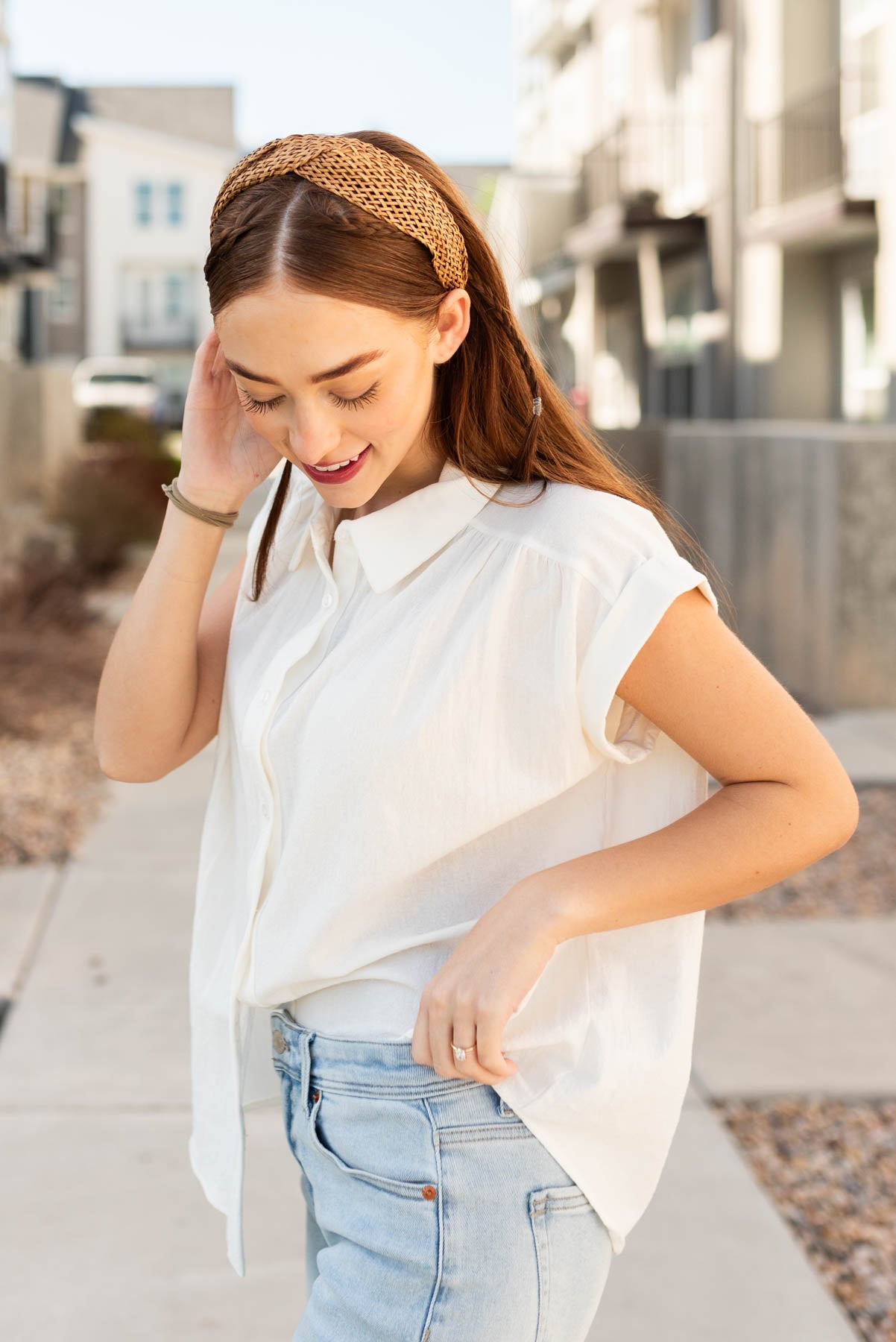 Deana Off White Blouse