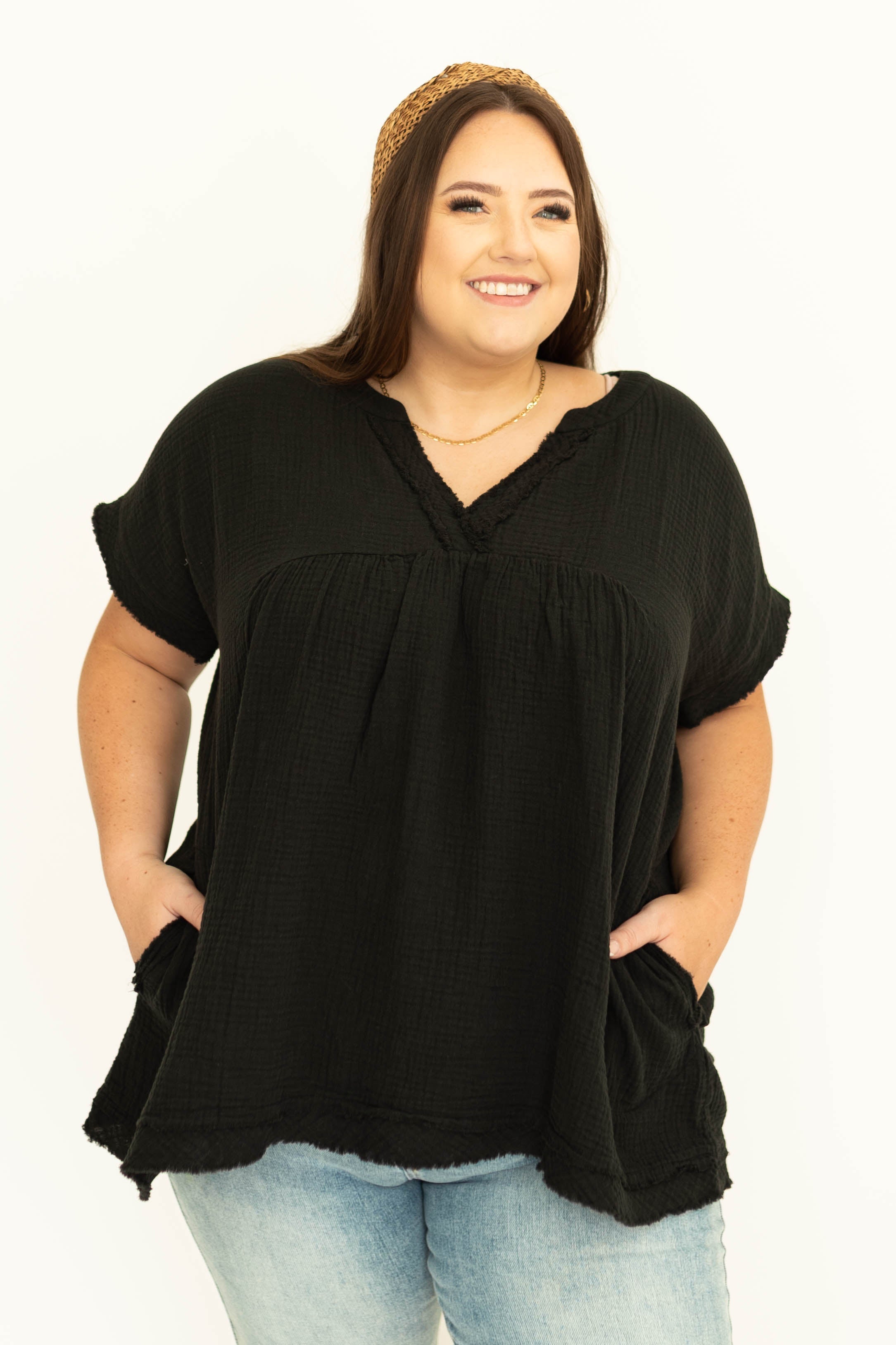 Desiree Black Top