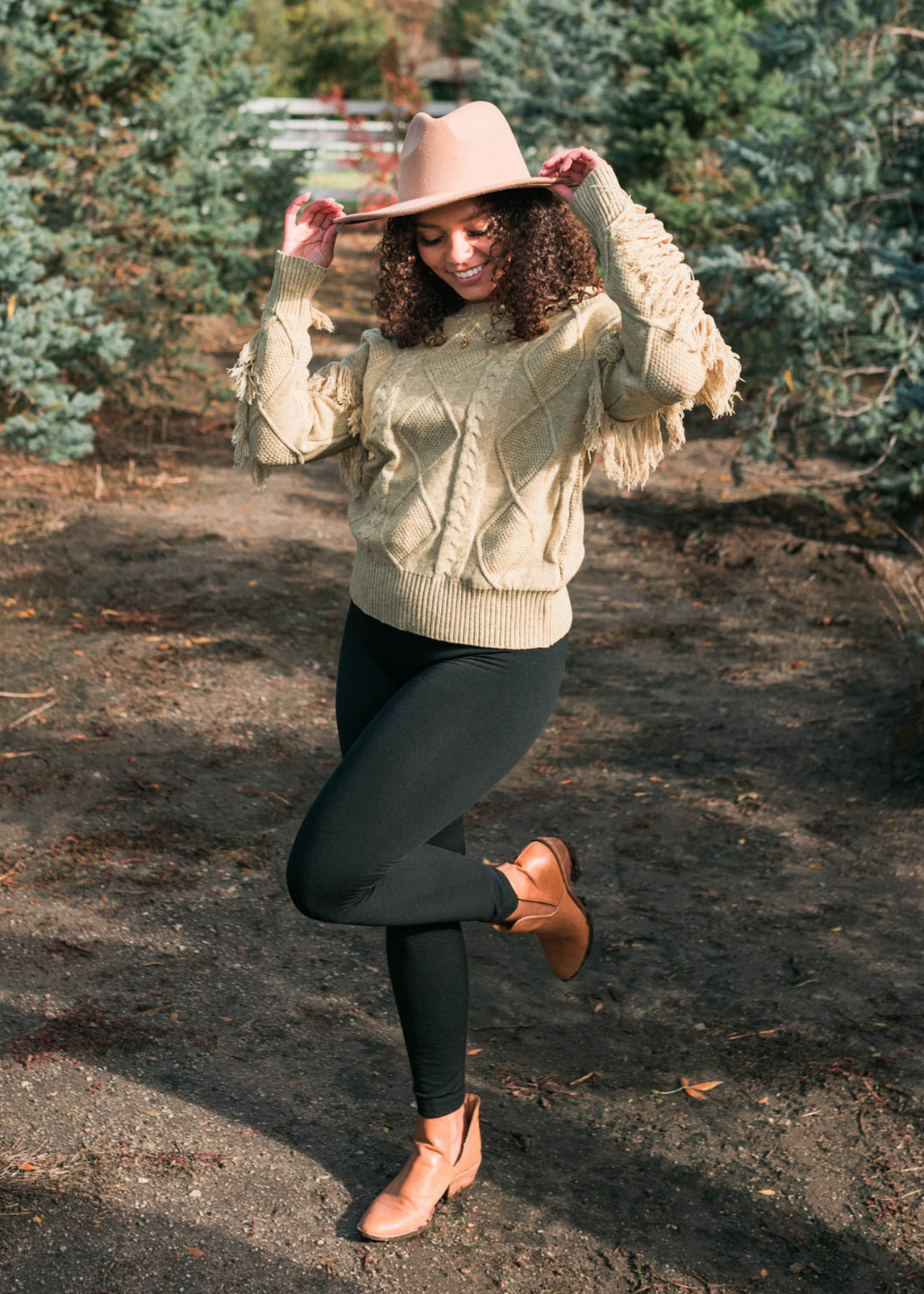 Ebonee Sage Knit Sweater