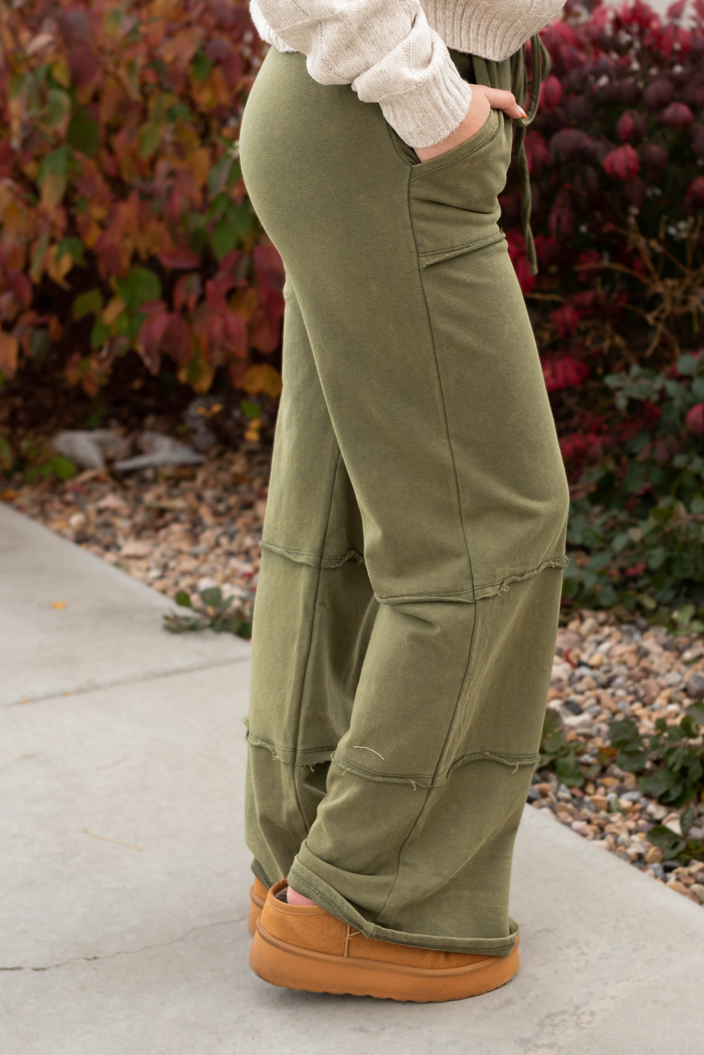 Edelynn Olive Pants