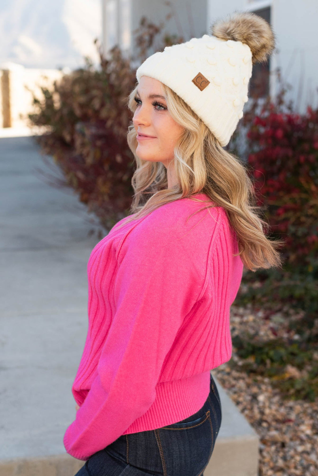 Elisabeth Hot Pink Sweater