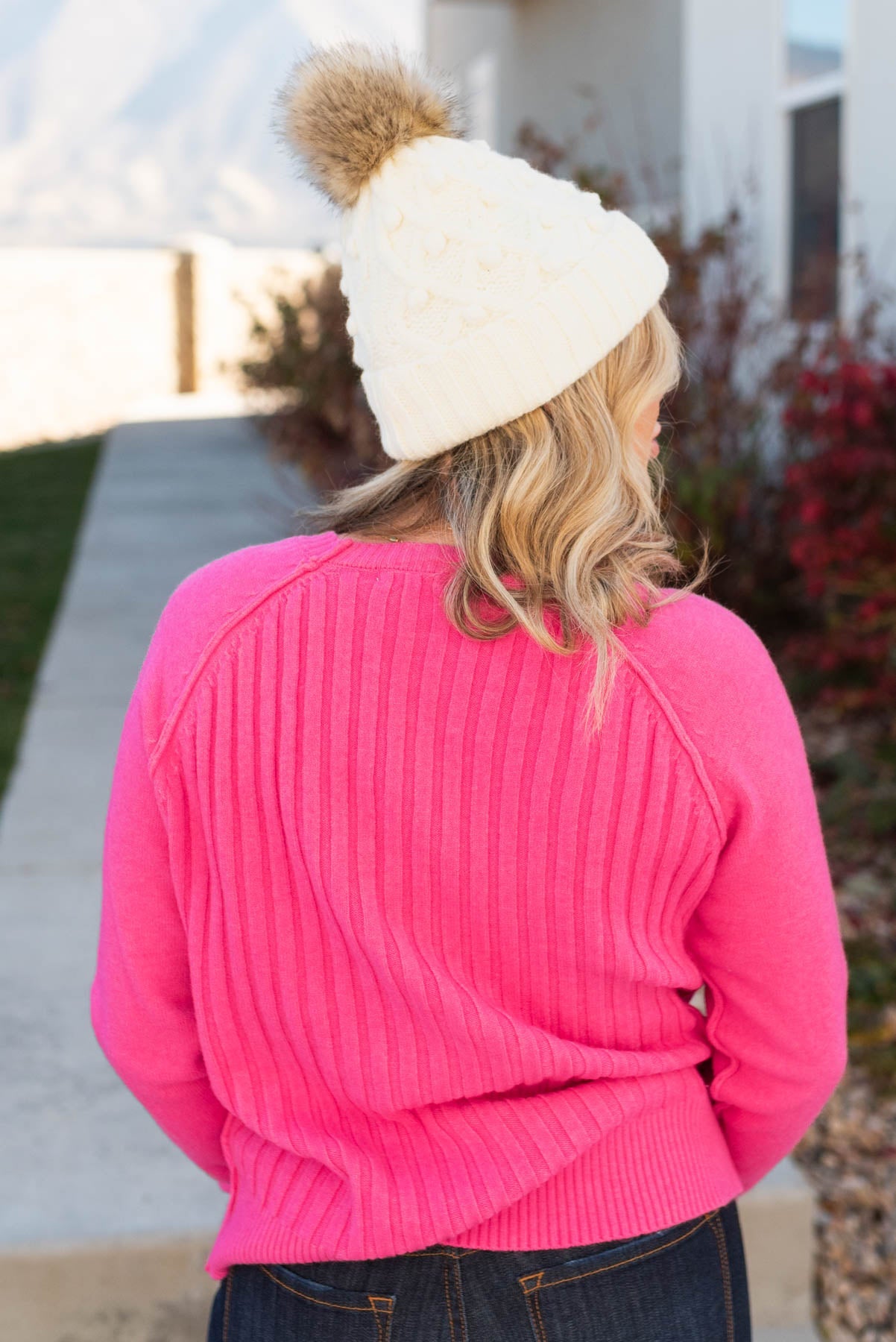Elisabeth Hot Pink Sweater