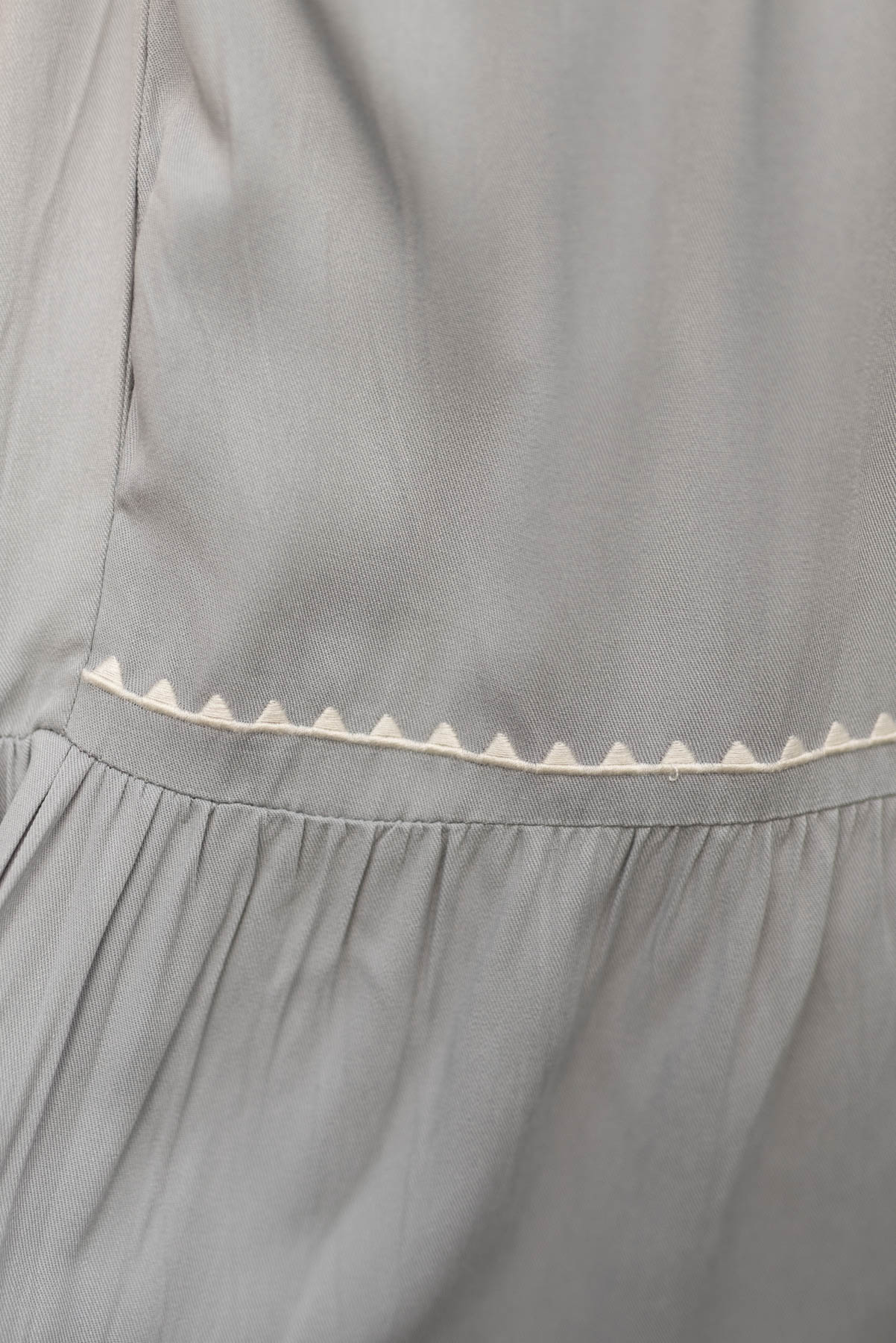 Ellia Cool Jade Embroidered Tiered Dress
