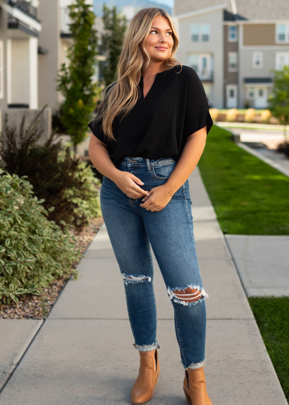 Ember Black Top