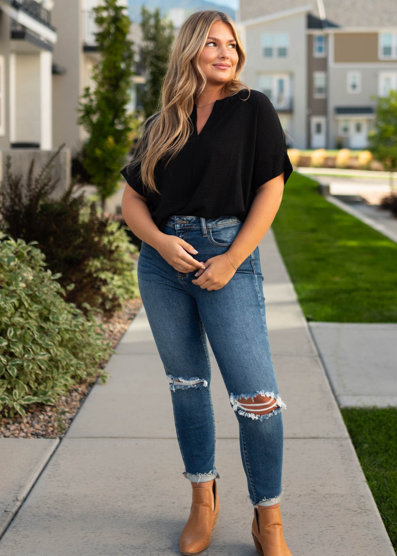 Ember Black Top