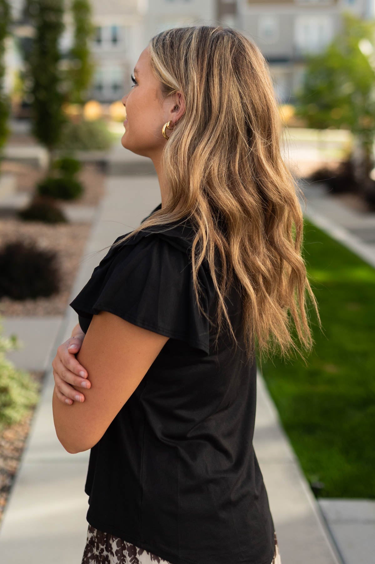 Emery Black Top