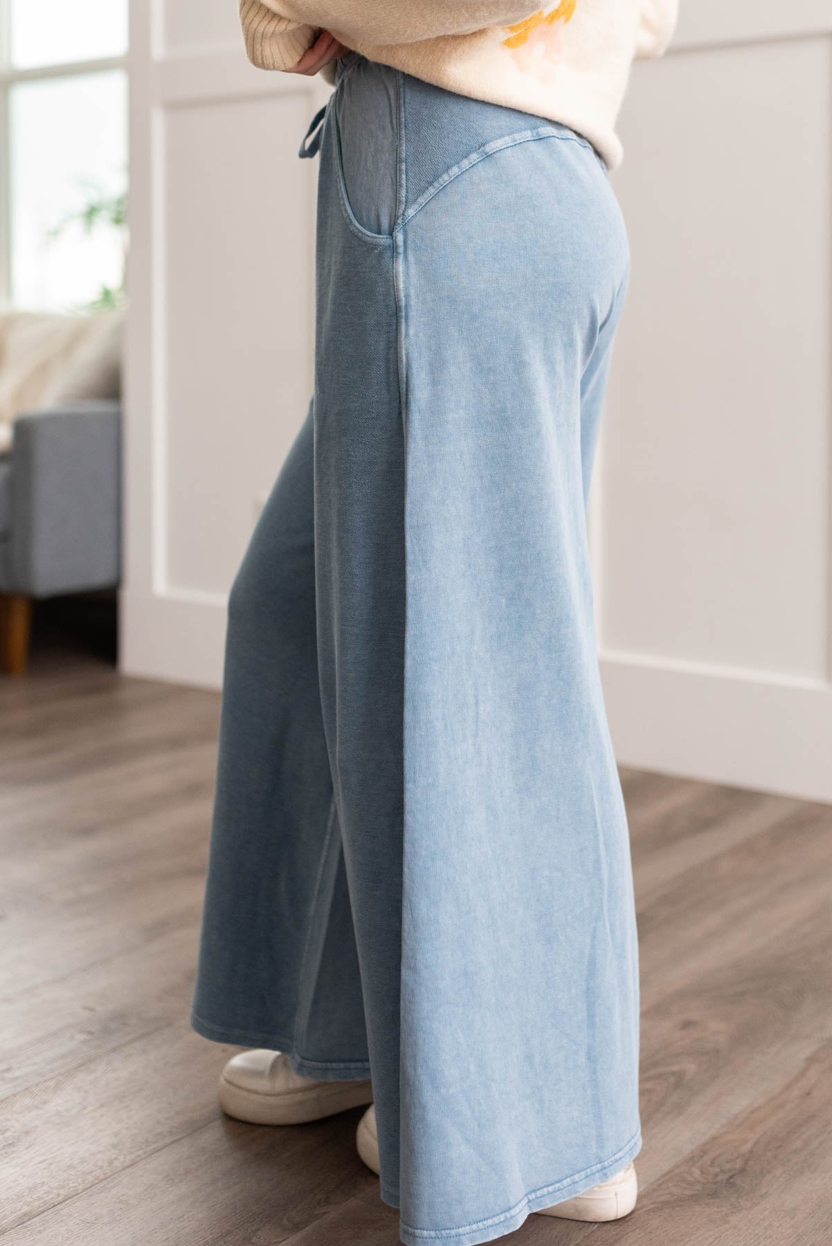 Emma Denim Wide Leg Pants