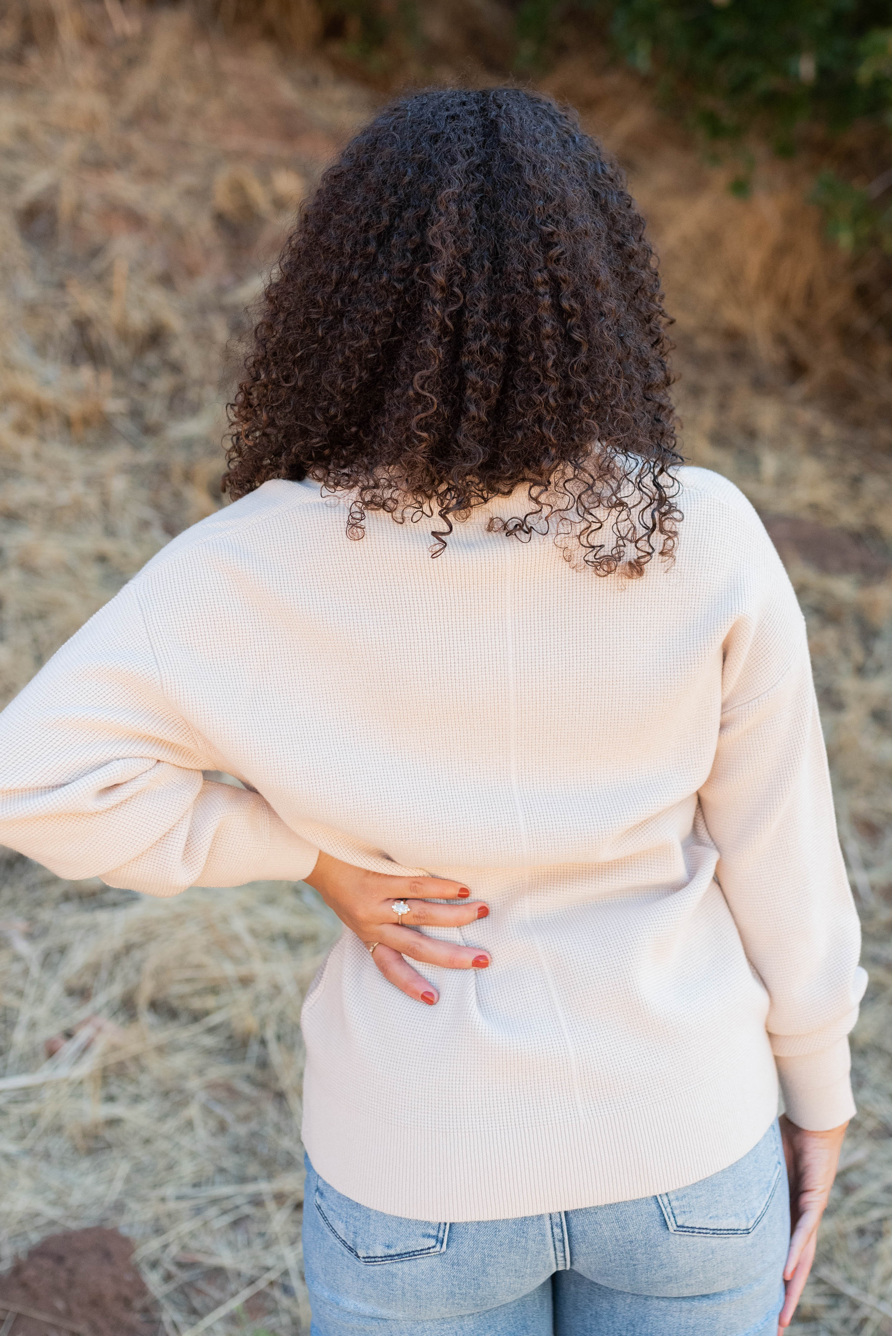 Emmy Sand Beige Button Down Cardigan