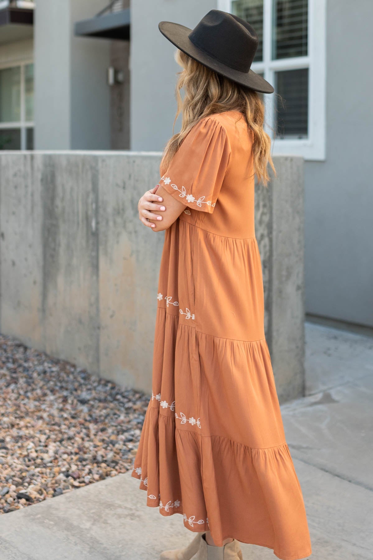 Eris Caramel Dress