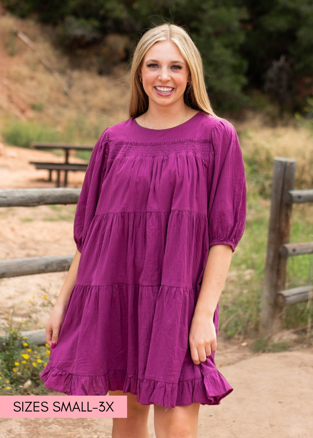 Evelyn Berry Dress
