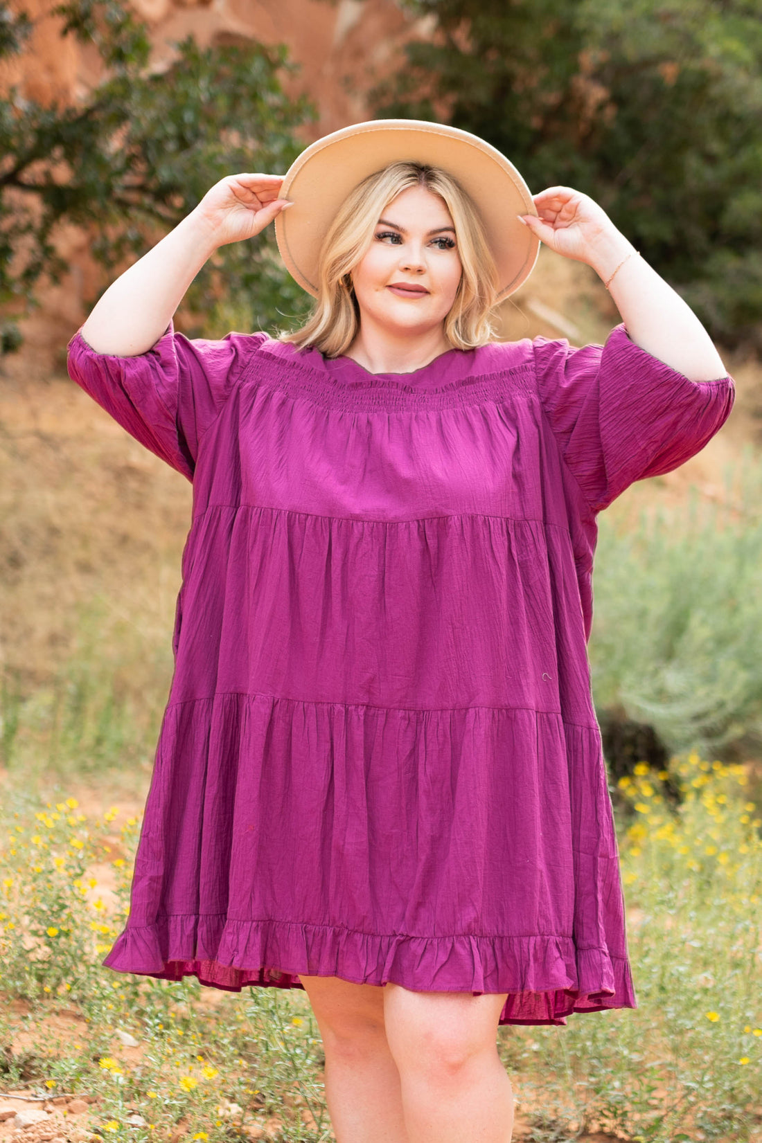 Evelyn Berry Dress