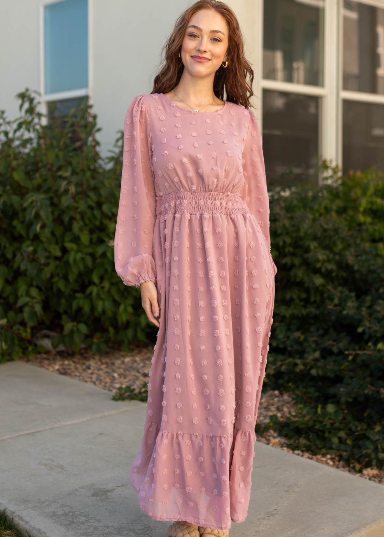 Evie Mauve Dress