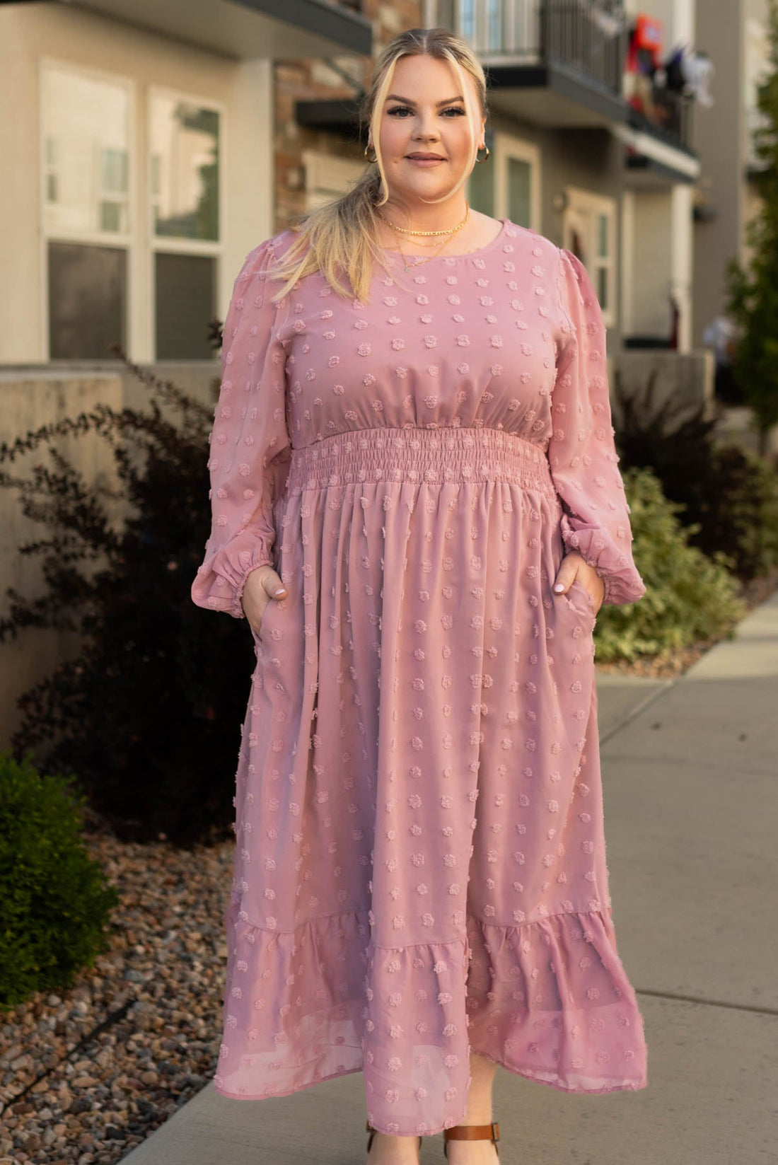 Evie Mauve Dress
