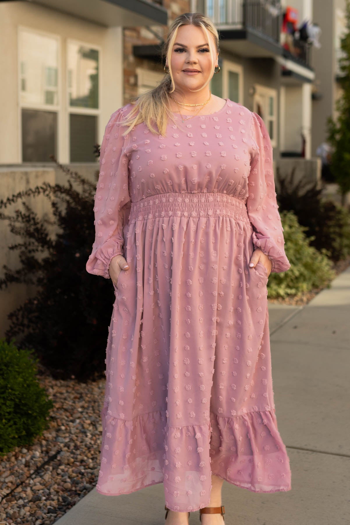 Evie Mauve Dress