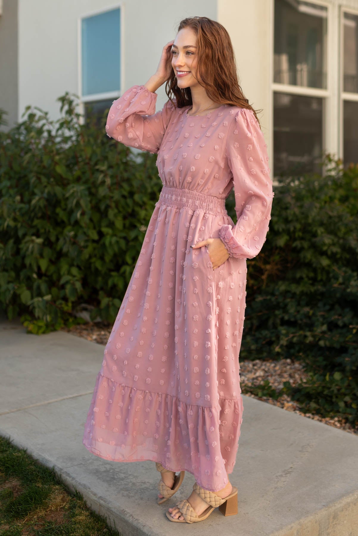 Evie Mauve Dress