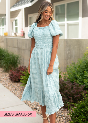 Fiona Seafoam Dress
