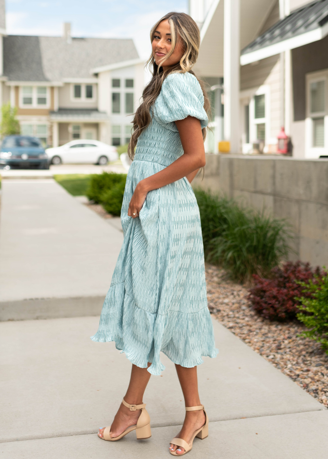 Fiona Seafoam Dress
