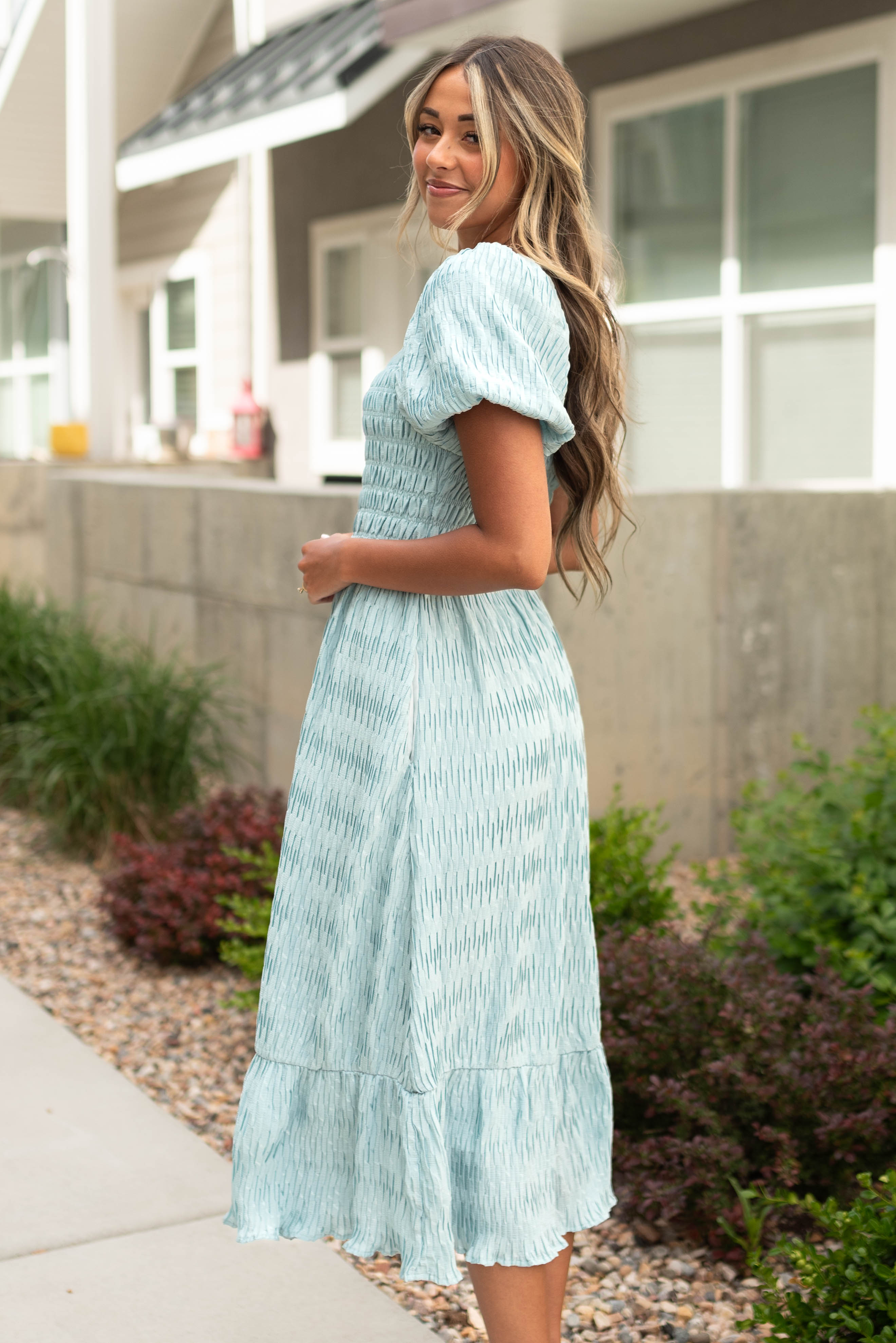 Fiona Seafoam Dress