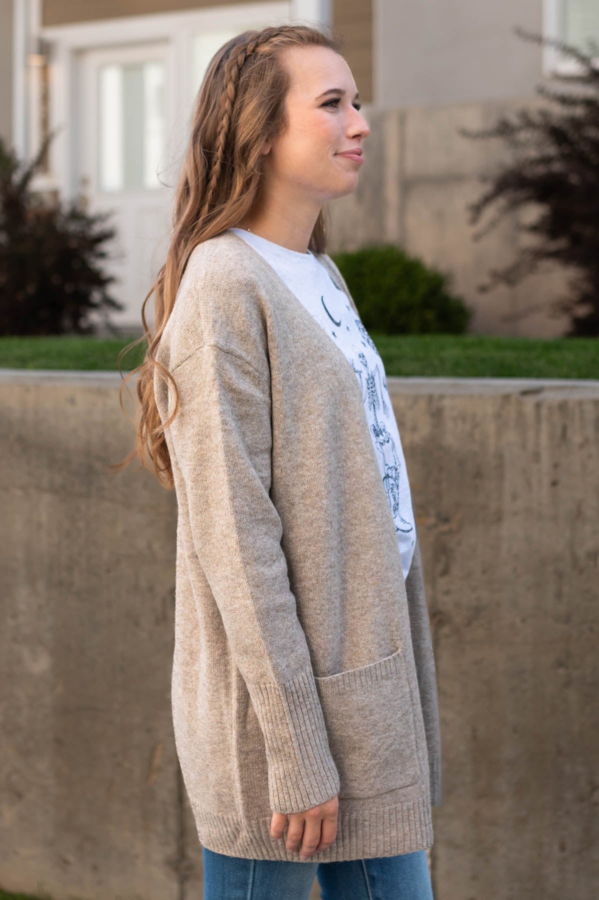 Gabby Camel Cardigan