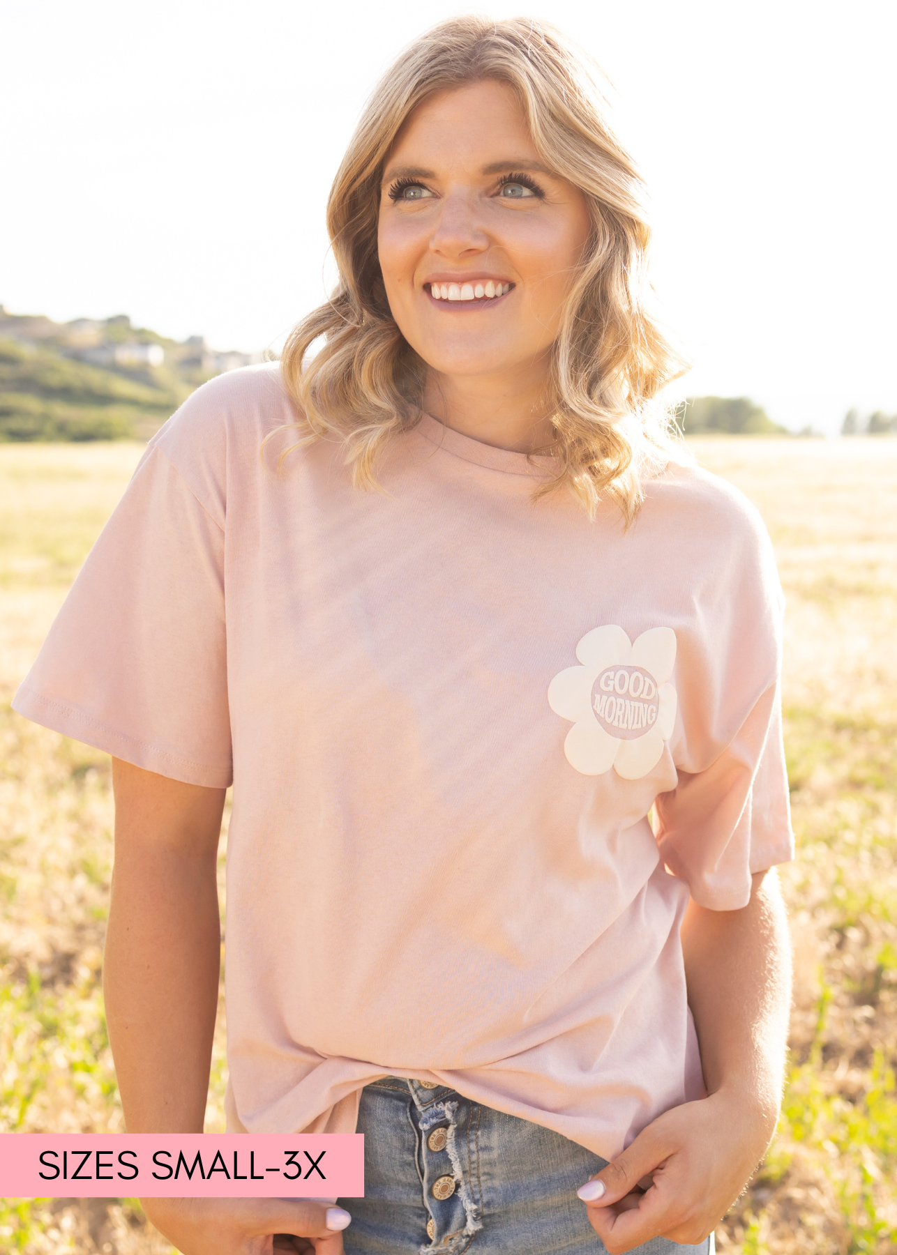 Good Morning Pink Top