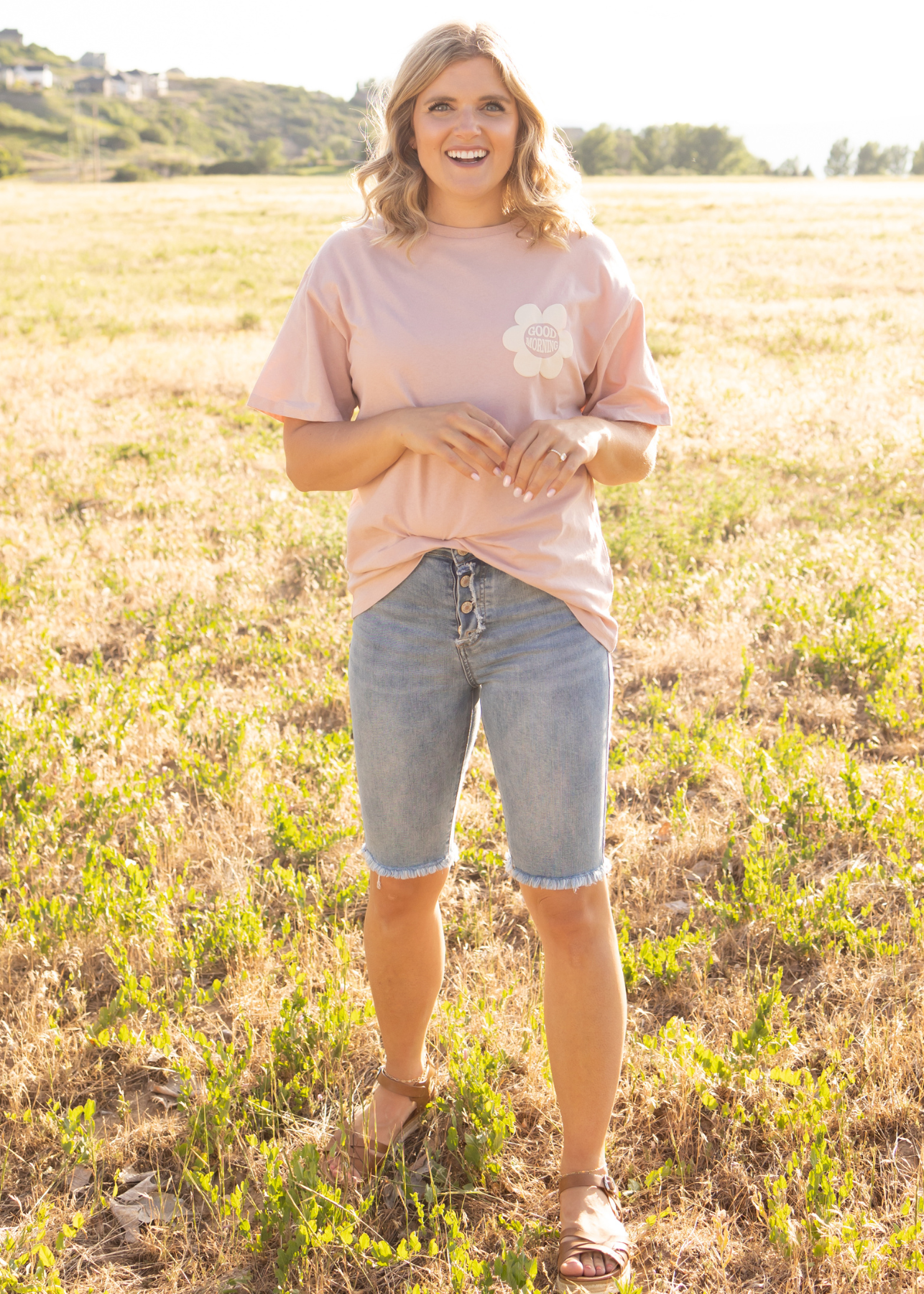 Good Morning Pink Top