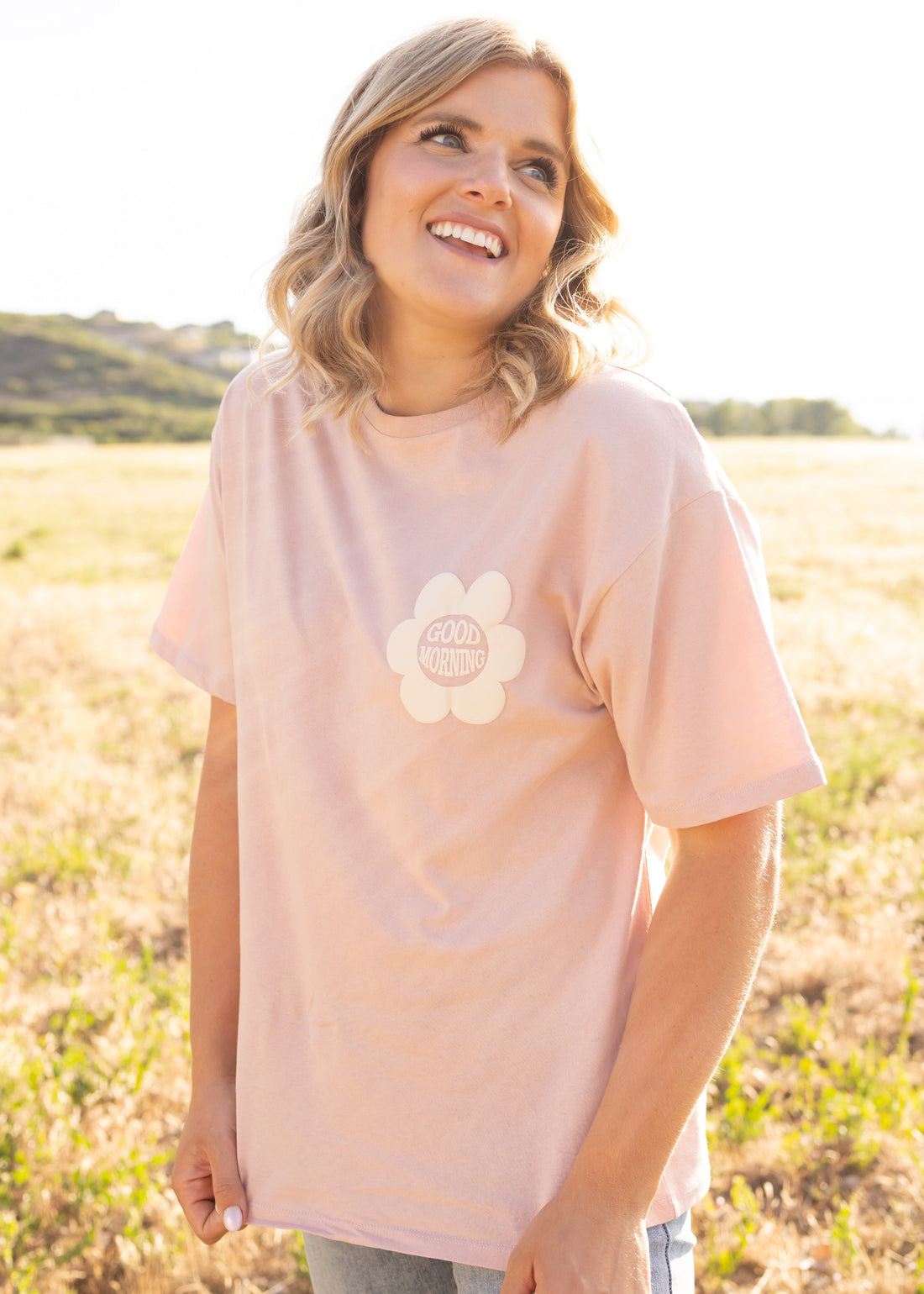 Good Morning Pink Top
