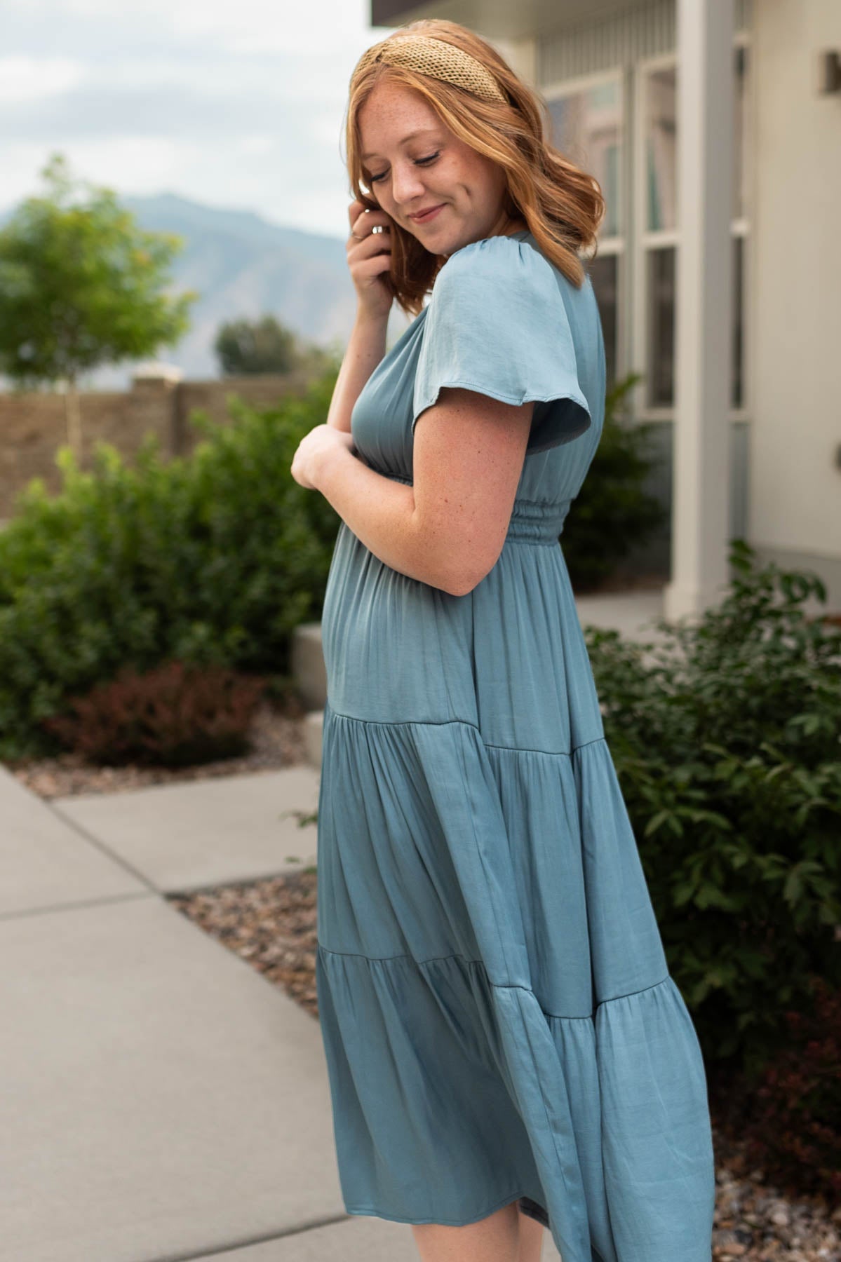 Halsey Light Teal Dress