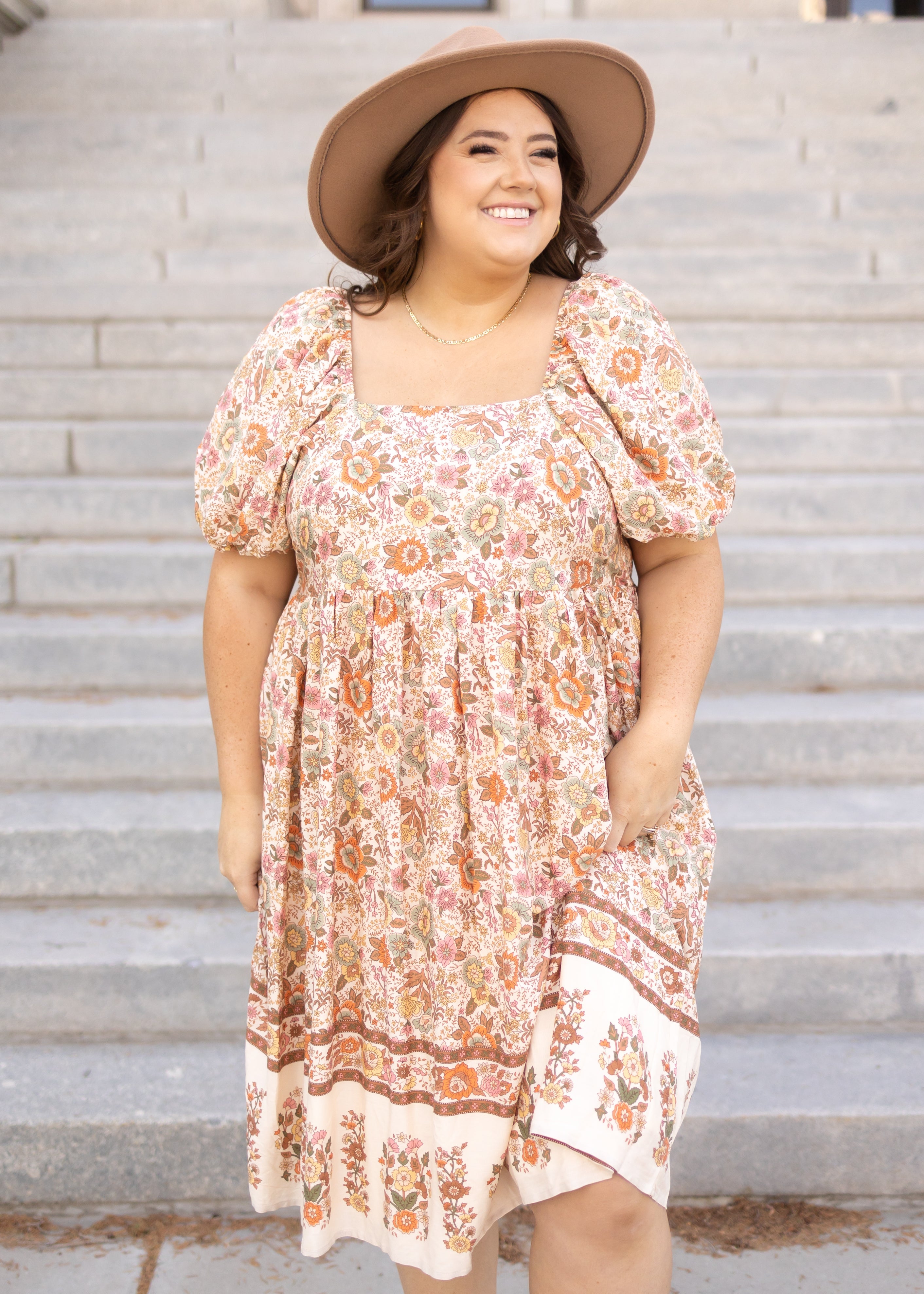 Hannah Taupe Dress