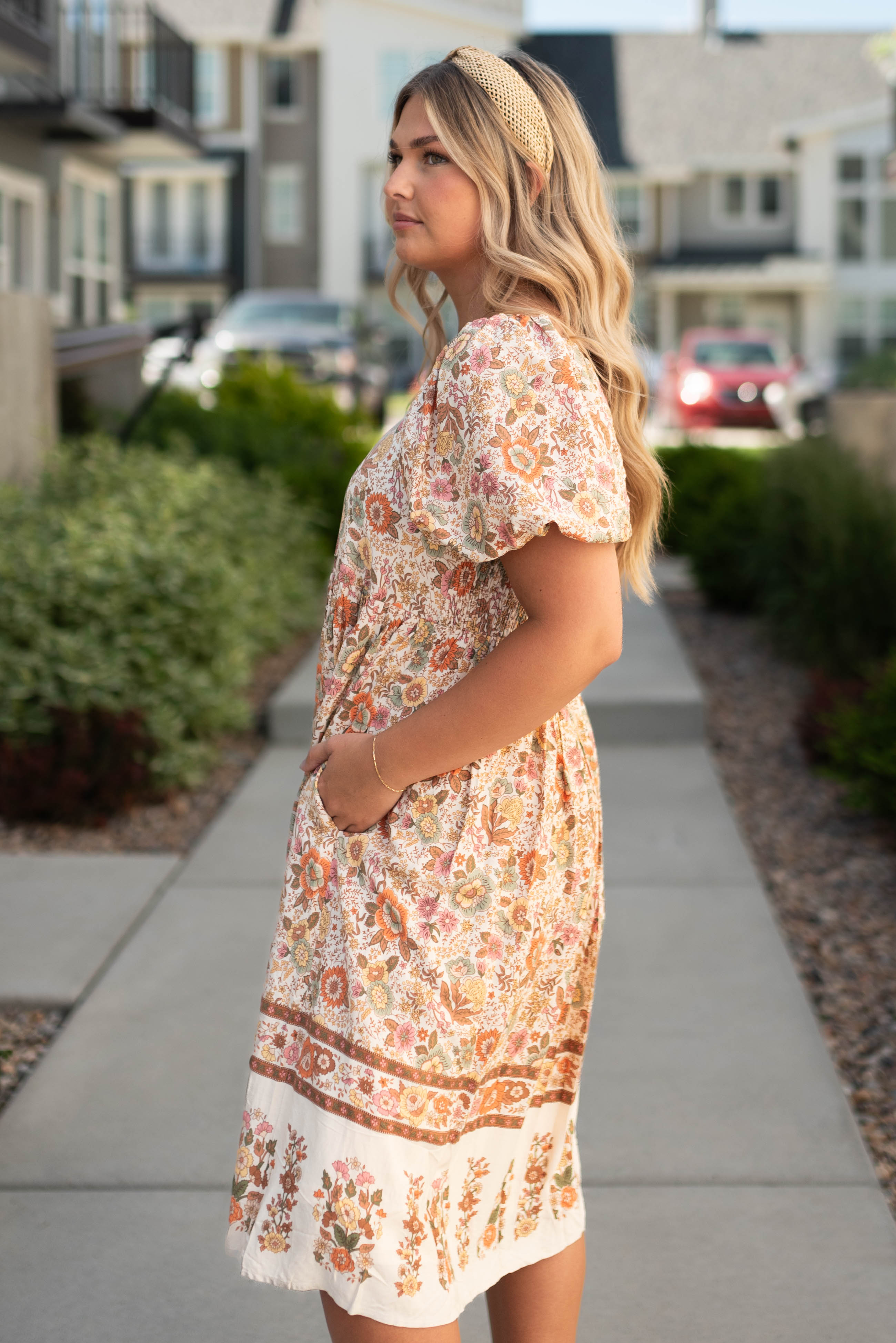 Hannah Taupe Dress