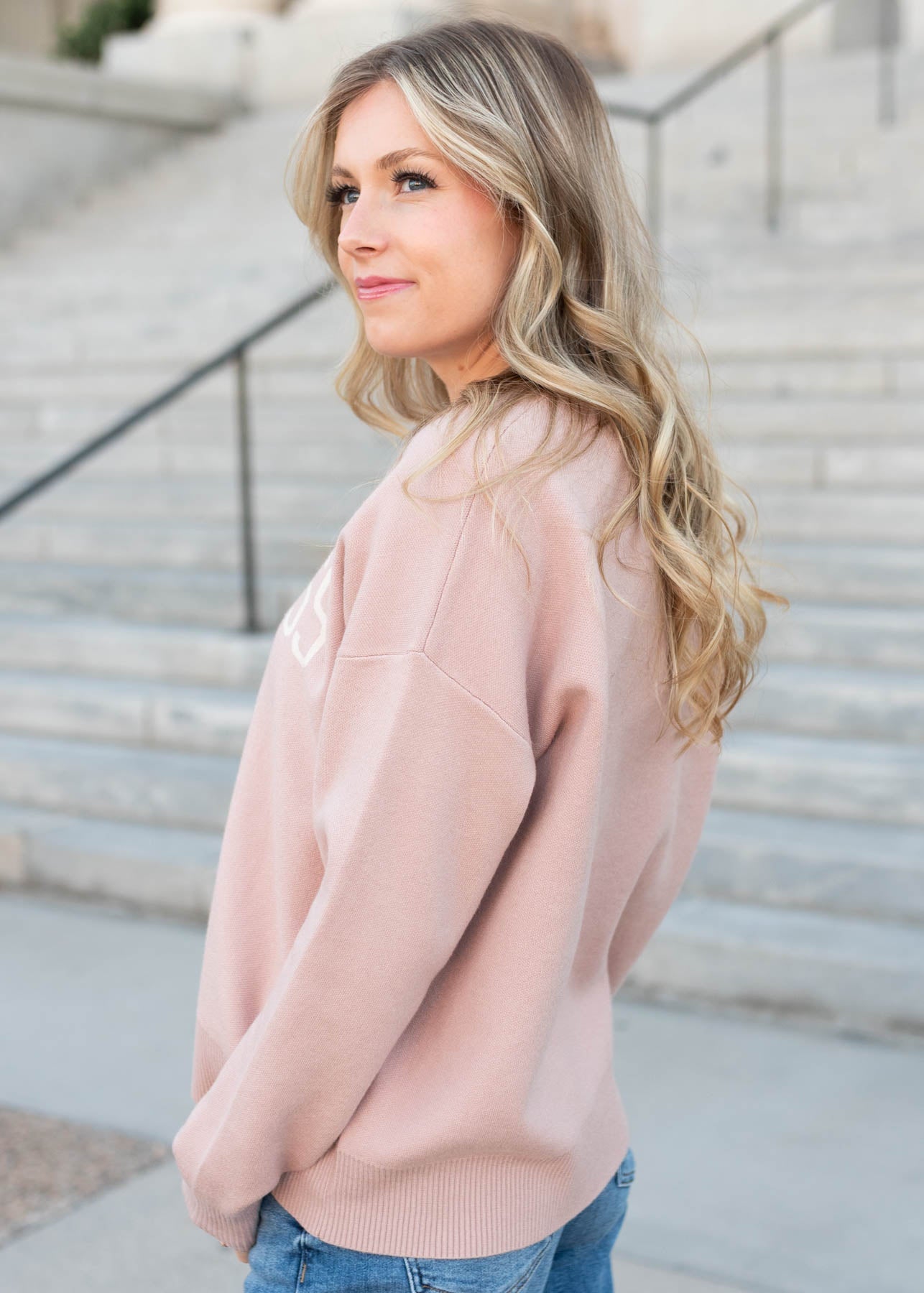 Happiness Blush Sweater