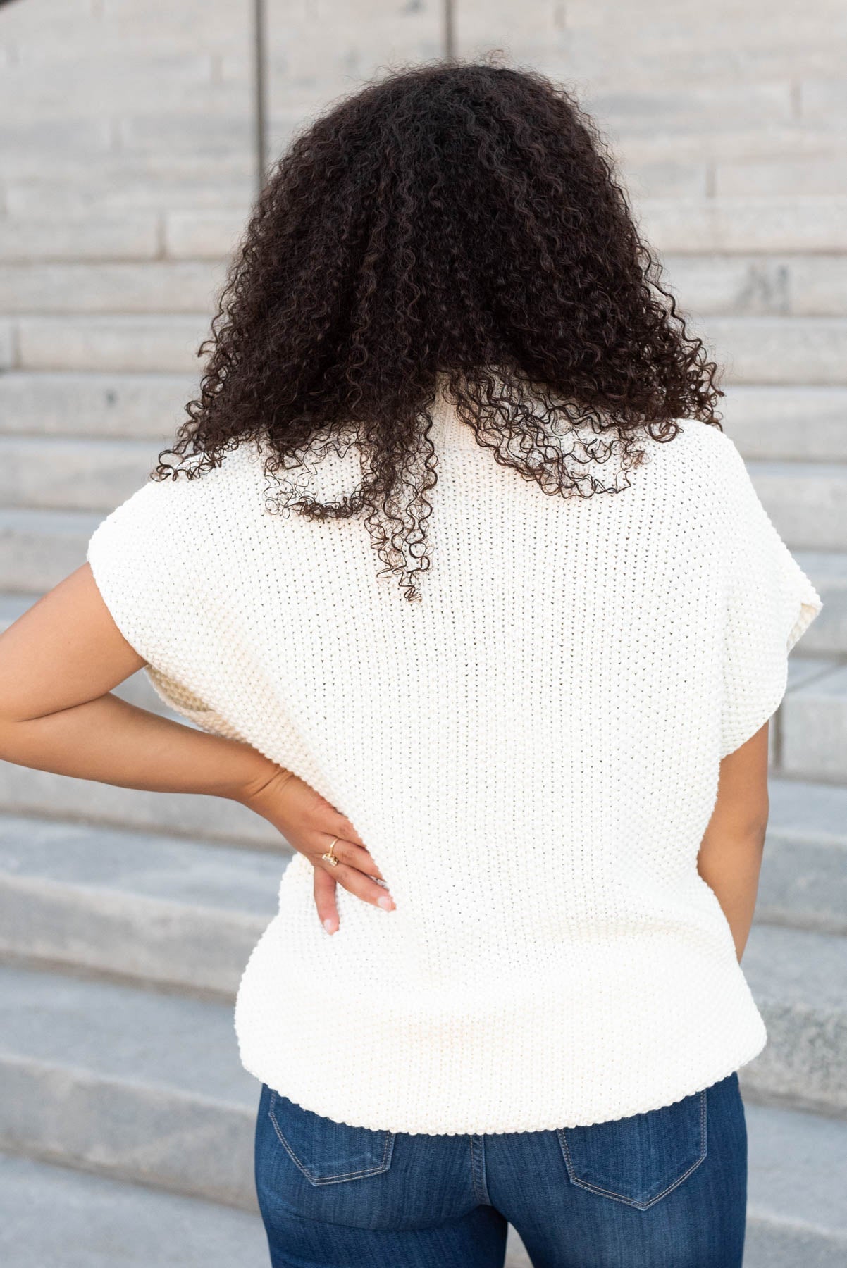 Harmonie Cream Crochet Top