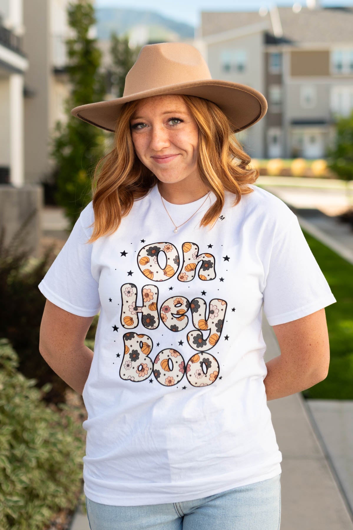 Hey Boo White Tee
