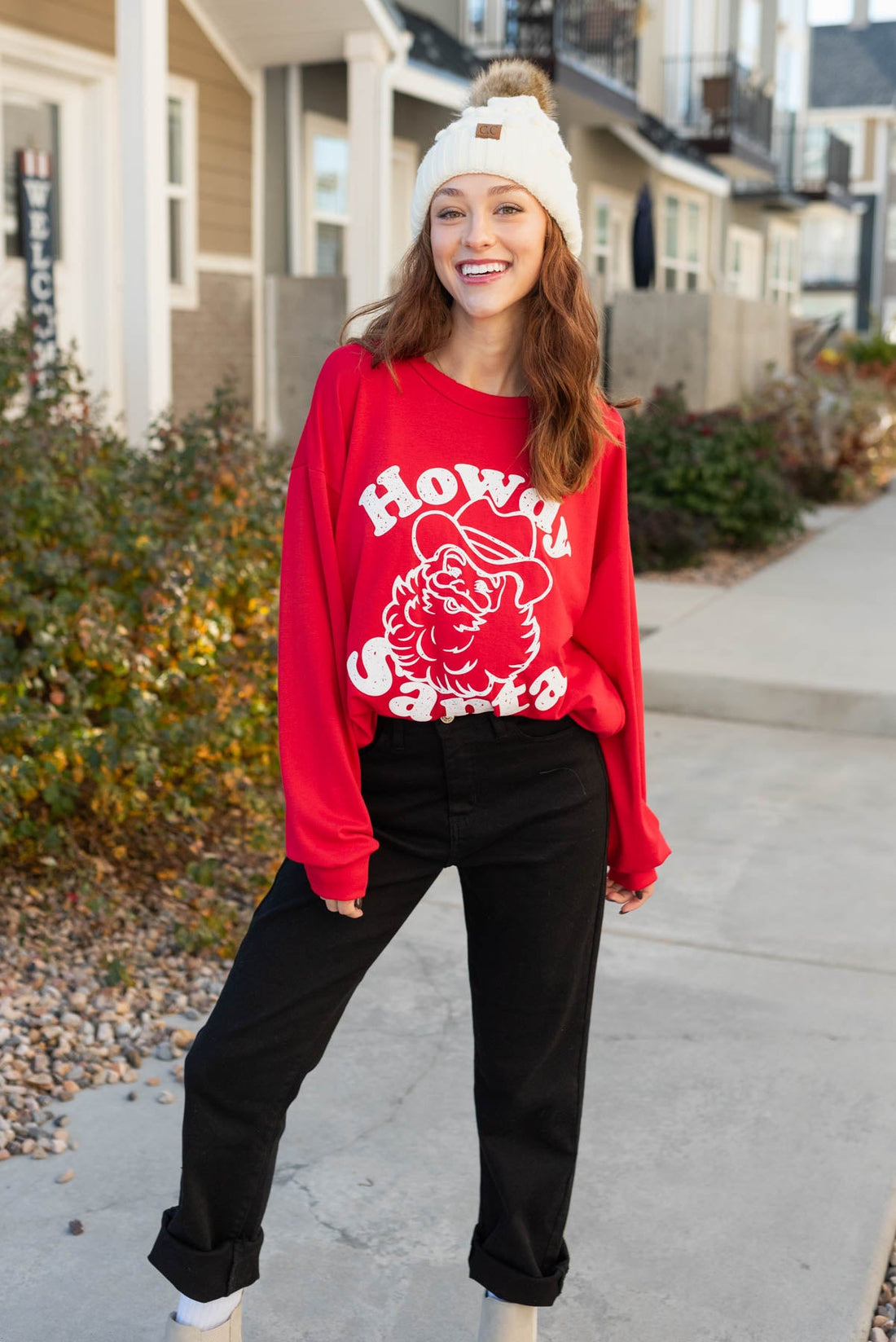 Howdy Santa Pullover