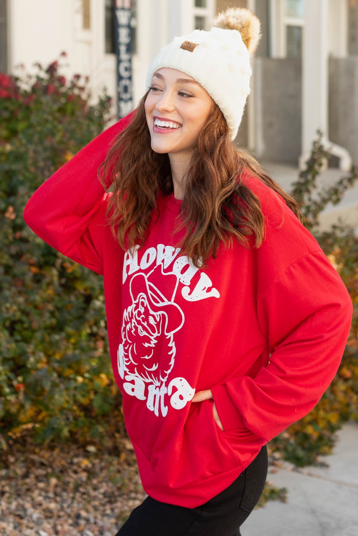 Howdy Santa Pullover
