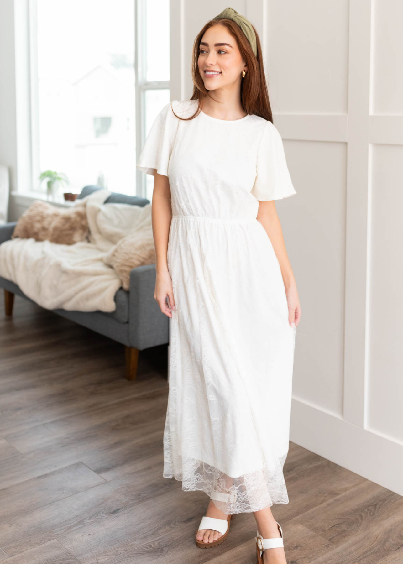 Ida White Lace Dress