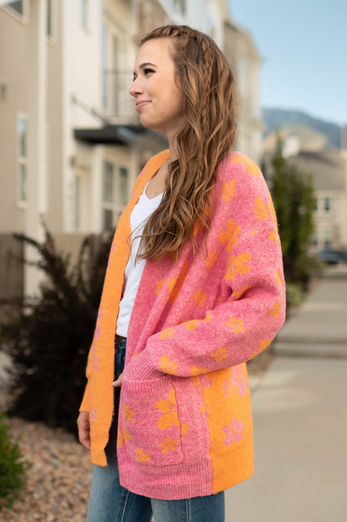 Inara Orange Cardigan