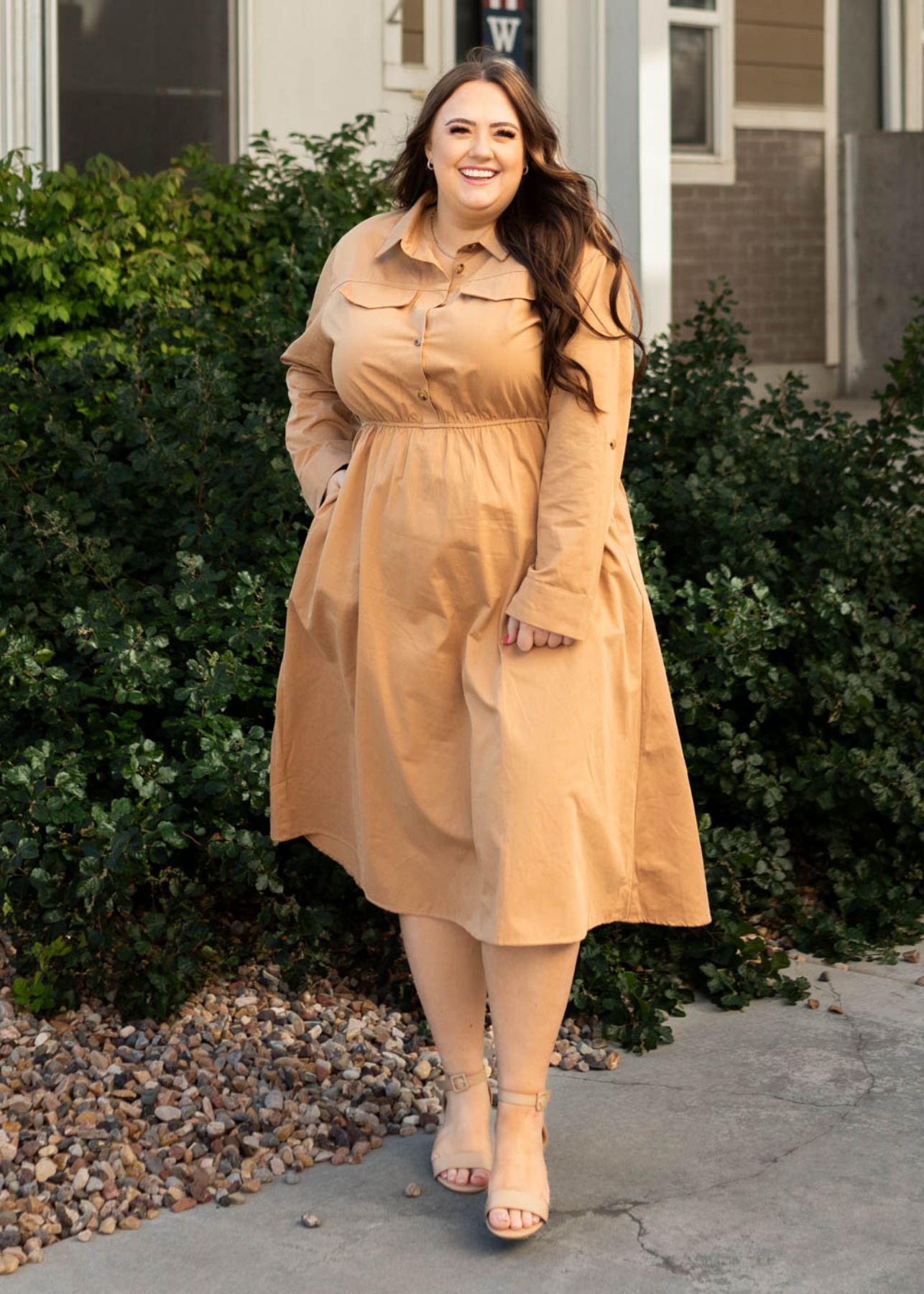Indie Camel Dress