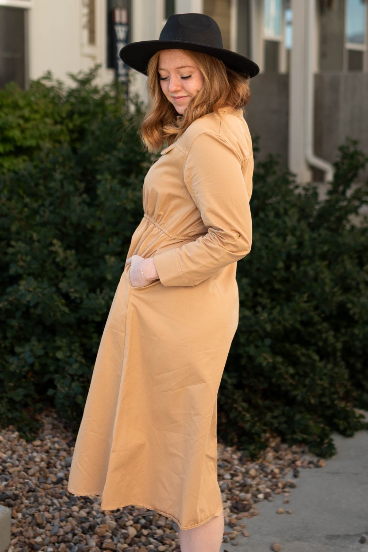 Indie Camel Dress
