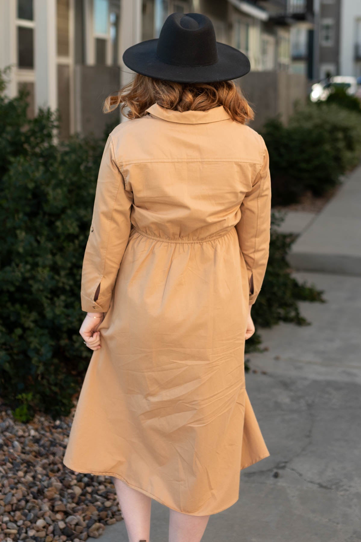 Indie Camel Dress