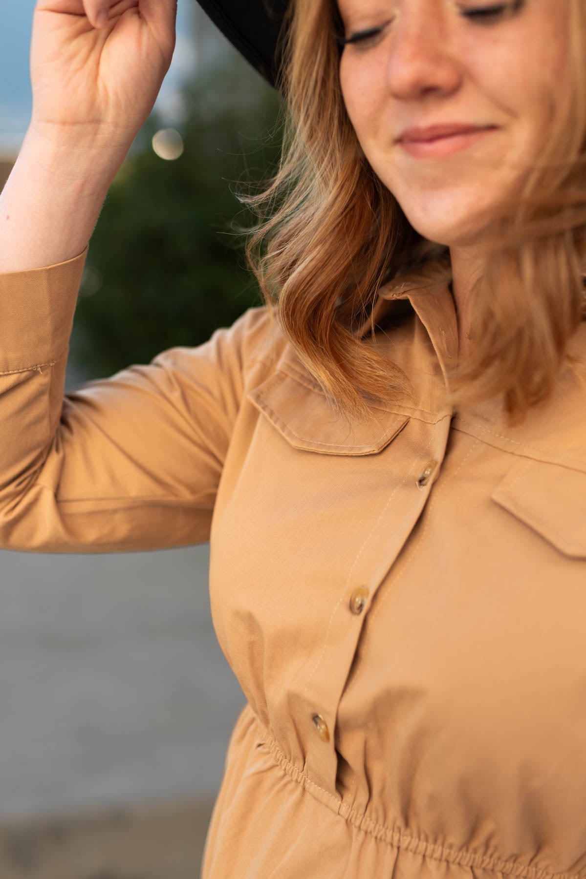 Indie Camel Dress