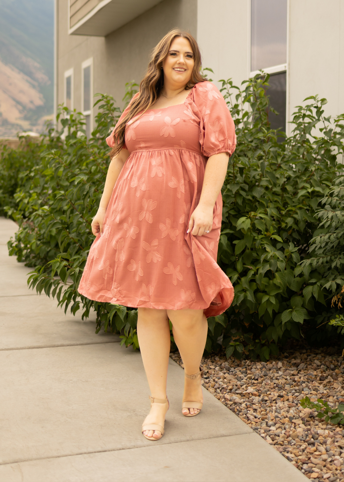 Iris Dusty Rose Dress