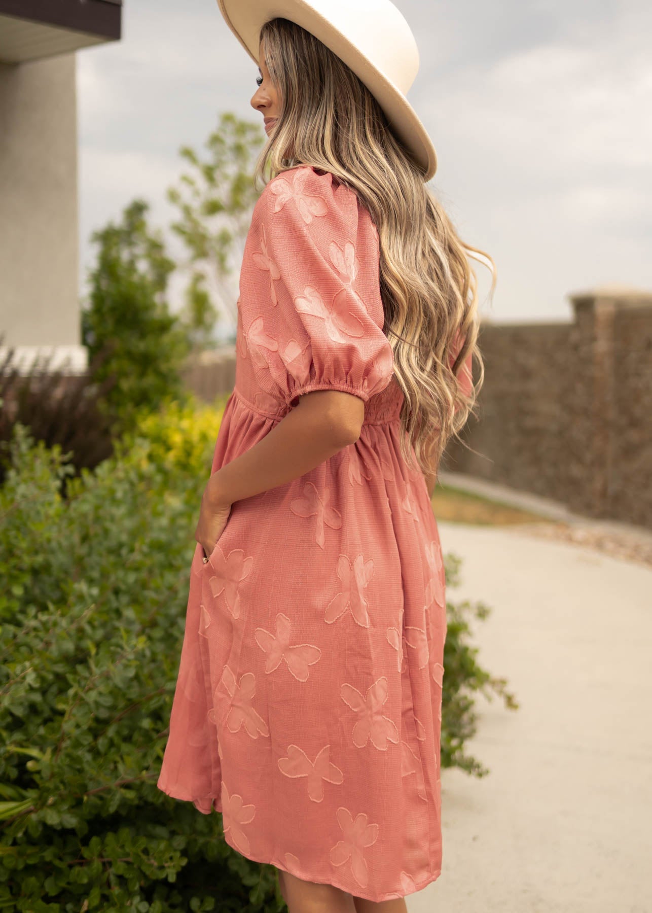 Iris Dusty Rose Dress