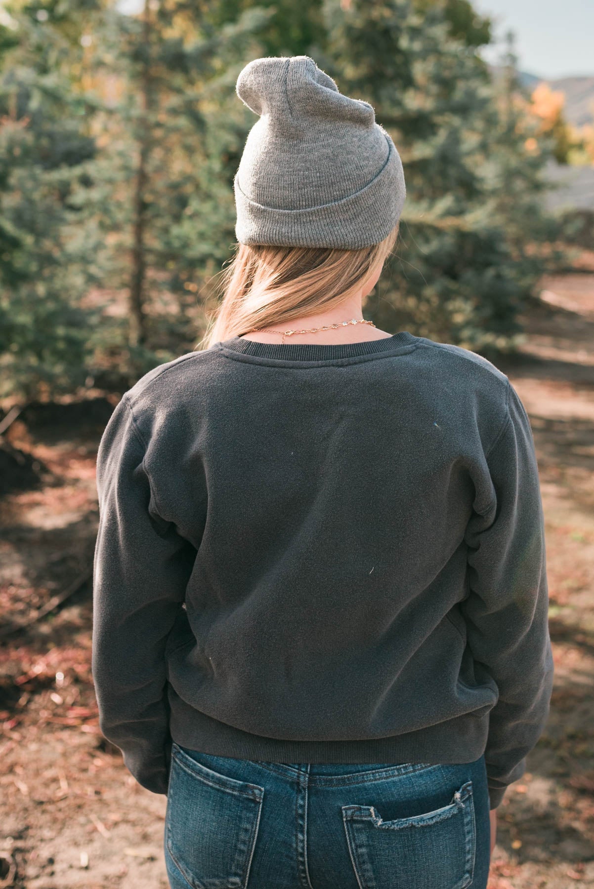 Isabeau Deep Navy Sweatshirt