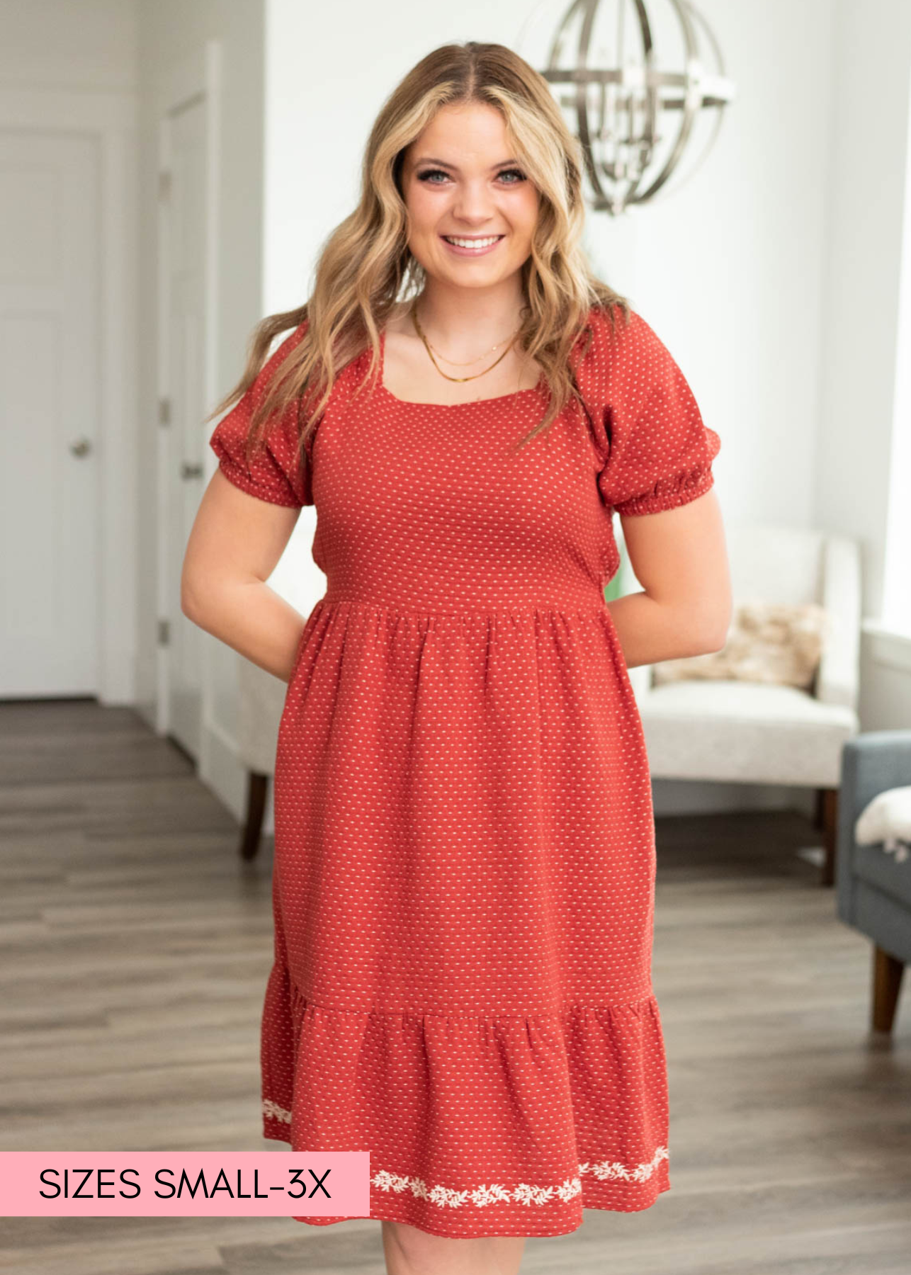 Isabella Red Dress